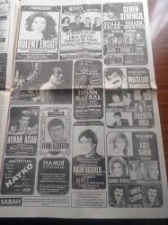 Sabah Gazetesi - 8 Mayıs 1991 - Müslüm Gürses - Bülent Ersoy - Ferdi Özbeğen - Nükhet Duru - Seren Serengil - Erol Evgin - Federasyon Kupası Finali Galatasaray Ankaragücü - Mustafa Denizli - Uğur Tütüneker - İlk Pontiac Zonguldak'ın - Turgut Özal İsmet İnönü'nüj Yerinde Olsam 12 Ada'yı Alırdım - THY'de Grev Sona Eriyor - Gülsen Mengi'yi Kaybettik - Sakıp Sabancı