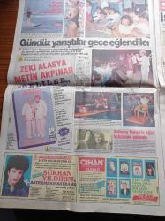 Sabah Gazetesi - 3 Ağustos 1988 - Galatasaray'ın Aslan Yürekli Savaşçısı Raşit Çetiner Jübile Yapıyor - Fenerbahçe Karşıyaka Özel Maçı - Kanuni'nin Balonunun  İlk Uçuşunu Turgut Özal da İzledi - İş Bankası 66 Milyar Liralık Alacağı İçin Halit Narin'in Kapısında- Ahmet Vardar Ölüm Gemisinde - Doktor Edip Kürklü Cinayeti - Kokain Ve Eroin Ticareti Kolombiyalı Baba Fabio Ochoa'dan Sorulur