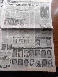 Sabah Gazetesi - 3 Ağustos 1988 - Galatasaray'ın Aslan Yürekli Savaşçısı Raşit Çetiner Jübile Yapıyor - Fenerbahçe Karşıyaka Özel Maçı - Kanuni'nin Balonunun  İlk Uçuşunu Turgut Özal da İzledi - İş Bankası 66 Milyar Liralık Alacağı İçin Halit Narin'in Kapısında- Ahmet Vardar Ölüm Gemisinde - Doktor Edip Kürklü Cinayeti - Kokain Ve Eroin Ticareti Kolombiyalı Baba Fabio Ochoa'dan Sorulur