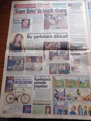 Sabah Melodi Gazetesi - 13 Mayıs 1994 - Kadir İnanır - Selda Alkor - Izzet Günay - Orhan Günşiray - Seda Sayan - Arif Sağ - Belkıs Akkale - Emel Müftüoğlu'nun Dönüşü - Nazan Şoray - Süper Baba - Perihan Savaş - Hüner Coşkuner - Ozan Orhon Askere Gidecek