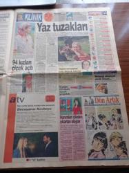 Sabah Melodi Gazetesi - 13 Mayıs 1994 - Kadir İnanır - Selda Alkor - Izzet Günay - Orhan Günşiray - Seda Sayan - Arif Sağ - Belkıs Akkale - Emel Müftüoğlu'nun Dönüşü - Nazan Şoray - Süper Baba - Perihan Savaş - Hüner Coşkuner - Ozan Orhon Askere Gidecek