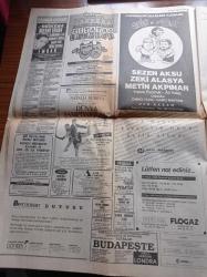 Hürriyet Gazetesi - 14 Mayıs 1990 - Beşiktaş Sabaha Kadar Şampiyonluğu Kutladı - Fenerbahçe'de Guus Hiddink Devri - Metal Müzik Fırtınası - Güneş Taner Turgut Özal'a Direniyor - Saddam'ın Damadı PKK'yı Ezeceğiz - Başbakan Yıldırım Akbulut Dayanamayıp Zeybek Oynadı - Adı Hasan Celal Güzel'le Aşk Dedikodularına Karışan Hande Mumcu  Davası Başlıyor - Mini Eteği İzmit Valiliği Yasakladı
