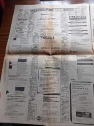 Hürriyet Gazetesi - 14 Mayıs 1990 - Beşiktaş Sabaha Kadar Şampiyonluğu Kutladı - Fenerbahçe'de Guus Hiddink Devri - Metal Müzik Fırtınası - Güneş Taner Turgut Özal'a Direniyor - Saddam'ın Damadı PKK'yı Ezeceğiz - Başbakan Yıldırım Akbulut Dayanamayıp Zeybek Oynadı - Adı Hasan Celal Güzel'le Aşk Dedikodularına Karışan Hande Mumcu  Davası Başlıyor - Mini Eteği İzmit Valiliği Yasakladı