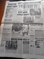 Hürriyet Gazetesi - 30 Mart 1987 - Güneş Sigorta Birinci Ligde - Beşiktaş Gizli Lider - Bayan Mao - Yine Turgut Özal'lı Günler - 13 Dev Sorundan Turgut Özal'a Merhaba - Naim Süleymanoğlu - Ege Krizinde Dünkü Halka Arabulucu Zıtlaşması - Fas Yolcusu Kenan Evren'in Ihlamur Tercihi - Rabıta Fırtınası - İrtica Daha Çok Eğitimli Korkusu