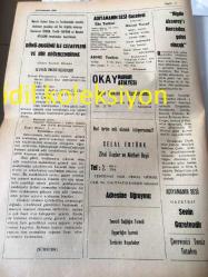 ADIYAMANIN SESİ GAZETESİ  YEREL TAŞRA BASINI ---- 18 Haziran 1986 Yıl :1 Sayı :185--Bir çok ürün  şimdiden yüzde 25 ve daha fazla zam gördü --Enflasyon  hedefi 30 yerden  delindi --Döviz kaybının çaresi bulundu Bulgarlara vagon darbesi --Niğde Aksaray 'ı Mercedes Şehri Olacak --Hedefini kendi buluyor  dahi bomba --