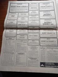 Hürriyet Gazetesi - 5 Nisan 1985 - Cumhurbaşkanlığı Kupası İtalya'dan İthal - Veselinoviç Fenerbahçe İdmanını İptal Etti - Metin Tekin - Sağlık Ekibine Yaylım Ateşi - Şırnak Hükümet Tabibi Olcay Sayan - Gökten Ölüm Yağdı Balıkesir'de Marangozlar Sitesine Uçak Düştü 14 Ölü 21 Yaralı - Papandreu'nun Erken Seçim Gerekçesi Kıbrıs -Sam Amca Yine Cimri - ABD Turgut Özal'dan Ne Bekler - Bulgar Oyunu Sökmedi