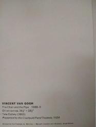 SANAT KARTPOSTALI-VINCENT VAN GOGH'UN SANDALYE VE PİPO RESMİ,ARKASINA YAZILMAMIŞ,RENKLİ