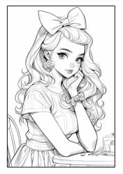 Anime Barbi Boyama Kitabı (60 Süper Boyama)