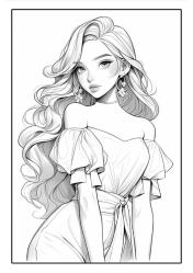 Anime Barbi Boyama Kitabı (60 Süper Boyama)