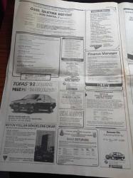 Hürriyet Gazetesi - 29 Eylül 1991 - Haydi Naim Süleymanoğlu - Siyasi Kuklalar Türkiye'de - Uğur Dündar Gorbi İle Görüşecek - Partilerin Şarkı Yarışı - Nahçıvan'ı Anadolu'ya Bağlayacak Hasret Köprüsü - Golcüler Durdu Bülent Korkmaz Vurdu - Tek Umut Akif Pirim - Bulgar Polisi Bilal Tabur'u Tartakladı- Fenerbahçe Basketbol'da Zirvede - Hafız Süleymanoğlu