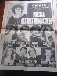 Hürriyet Gazetesi - 9 Nisan 1981 - Güreşçi Salih Bora 1 Günde 2 Galibiyet Kazandı - Galatasaray Teknik Direktörü Birch - Bayern Münih - Cahide Sonku'nun Hayatı Yazı Dizisi - Bülent Ersoy Kadınlık Testinden Tam Not Aldı - THKO'yu Diriltmeye Çalışan 8'i Kız 30 Militan Yakalandı - Galatasaraylı Milli Kürekçi Tayfun Özkök Mahmut Amca Dedikleri Mahmut Dikler'i Öldüren Hücre İle Yakalandı - Ankara Sıkıyönetim Komutanı Süleyman Demirel Ve Bülent Ecevit İle Ayrı Ayrı Görüştü