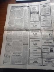 Hürriyet Gazetesi - 9 Nisan 1981 - Güreşçi Salih Bora 1 Günde 2 Galibiyet Kazandı - Galatasaray Teknik Direktörü Birch - Bayern Münih - Cahide Sonku'nun Hayatı Yazı Dizisi - Bülent Ersoy Kadınlık Testinden Tam Not Aldı - THKO'yu Diriltmeye Çalışan 8'i Kız 30 Militan Yakalandı - Galatasaraylı Milli Kürekçi Tayfun Özkök Mahmut Amca Dedikleri Mahmut Dikler'i Öldüren Hücre İle Yakalandı - Ankara Sıkıyönetim Komutanı Süleyman Demirel Ve Bülent Ecevit İle Ayrı Ayrı Görüştü