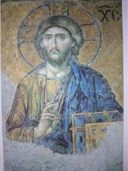 SANAT KARTPOSTALI-HRİSTİYANLIK DİNİ KAVRAMLARI VE İNCİLE GÖRE HZ.İSA TASVİRİ,ARKASINA YAZILMAMIŞ,RENKLİ,12 X 17 CM EBADINDA
