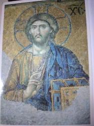 SANAT KARTPOSTALI-HRİSTİYANLIK DİNİ KAVRAMLARI VE İNCİLE GÖRE HZ.İSA TASVİRİ,ARKASINA YAZILMAMIŞ,RENKLİ,12 X 17 CM EBADINDA