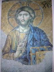 SANAT KARTPOSTALI-HRİSTİYANLIK DİNİ KAVRAMLARI VE İNCİLE GÖRE HZ.İSA TASVİRİ,ARKASINA YAZILMAMIŞ,RENKLİ,12 X 17 CM EBADINDA