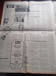 Halka Ve Olaylara Tercüman Gazetesi - 3 Aralık 1975 -  Ahmet Kabaklı - Rauf Tamer - Tarık Buğra -  Necip Fazıl Kısakürek - 1978 Dünya Kupası Ve Türkiye - Irkdaşlarımız Süleyman Demirel'i Sofyada Türk Bayrakları İle Karşıladı -MEYAK da OYAK Gibi Yatırımlara Başlamalıdır - Magosa Serbest Ticaret Bölgesi Haline Geliyor - 30 İsrail Uçağı Lübnan'ı Bombaladı