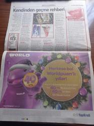 Radikal Yılbaşı Alışverişi Gazetesi - 25 Aralık 2008 - Kadehler Yeni Yıl Şerefine Kalkıyor - Sana Bugün Kırmızı Çok Yakışıyor - Yenilenmek İçin Sebep Lazım - Pierre Cardin - Mon Reve - Gece Nasıl Kutlanacak - Kız Kulesi - The Marnata- Belgo - Gardıropda Takvim Değişsin - Scooter - Tommy Hilfiger - Twigy