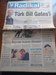 Radikal Gazetesi - 15 Ocak 1999 - Murat Belge - İsmail Hakkı - Michael Jordan'ın Basketbola Veda Ediyor - Masumiyet Filminin Zaferi - Zeki Demirkubuz - TÜSİAD'ın Yeni Patronu Erkut Yücaoğlu - Türk Bill Gates'i Kenan Şahin - Hüsamettin Cindoruk Emin Yalım Erez Mızrak Gibi - Fazilet Partisi Birinci Peki Ya İkinci kim - Fırtına Vadisinde Bilirkişi Makyajı - Bayındır Holding