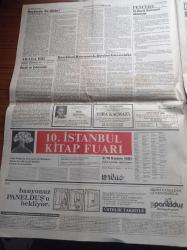 Cumhuriyet Gazetesi - 1 Kasım 1991 -  Süleyman Demirel Sadrazam Değilim - İsmail Beşikçi Tahliye Oldu -  Cumhurbaşkanı Turgut - İsrail Taviz Vermiyor - Uğur Mumcu - İlhan Selçuk - Melih Cevdet Anday - Ali Sirmen -Dünya Tekvando Şampiyonasında Arzu Tan Şampiyon Oldu - Galatasaray Rumen Santrafor Katinka'nın Peşinde - Portre Mustafa Denizli - Abdi İpekçi Spor Salonu'nun Tabelası Hala Konulmadı - Avrupa Kupası Maçları Star1'de