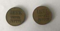 JETON / İETT TÜNEL JETONU - 2 ADET