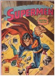 SUPERMAN EKSTRA YAYIN ŞAHANE KOLEKSİYON PARÇASI 96 SAYFA SAYI 6 RRRR
