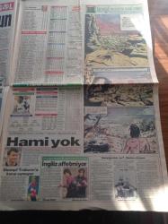 Meydan Gazetesi - 16 Mart 1993 - Tanju Çolak Güzel Kadın Görünce Dayanamıyorum - Hami Mandıralı Trabzonspor Maçında Yok -  Sergen Yalçın - Madida - Cindy Crawford - Turgut Özal Beni En İyi Amerikalılar Anlıyor - Aziz Üstel - Ünlü İşadamı Erdoğan Esatgil Borç Verdiği Eyüp Ekşioğlu'ndan Alacağını Tahsil Etmeye Giderken Öldürüldü - Teslim Olacağı Söylenen Abdullah Öcalan 2 Gündür Kan Akıtıyor