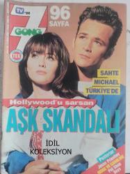 TV'DE 7 Gün Gong Haftalık Aktüalite Sinema Tiyatro Müzik ve Magazin Dergisi - 17 Ekim 1992 - Jülide Ateş - Kadir İnanır - Nurseli İdiz - Kemal Sunal - Meral Konrat - Bülent Ersoy - Tarık Akan - Filiz Akın - Nilüfer - Aylin Livanelli - Tolga Savacı - Zeki Alasya - Metin Akpınar - Selçuk Uluergüven - Ali Uyandıran - Umur Bugay - Uğur Dündar - Zuhal Olcay - Oya Özyılmazer - Güler Kazmacı - Ümit Zileli - Erdinç Doğan - Sibel Şahin - Sibel Özcan - Dilay İşman - Ebru Koşar - Tarık Tarcan - Neşe Düzel - Ahmet Altan - Alain Delon - Macit Köper - Ornella Muti - Bill Duke - Gianni Amello - David Fincher - Maro Ferreri - Arzu Akmansoy - Michael Jackson - Zafer Akyol - Ufuk Geçin - Marilyn Monroe - Jacqueline Bisset - Bill Spencer - Clayton Norcross - Jeff Tracha - Pierce Brosnan - Faruk Peker - Harika Avcı - Serpil Barlas - Ayşe Sarıkaya - Engin Koç - Seren Serengil - Sibel Egemen - Barış Manço - Nilüfer Açıkalın fotoğraf ve haberi - Tam Takım Dergi