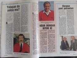 TV'DE 7 Gün Gong Haftalık Aktüalite Sinema Tiyatro Müzik ve Magazin Dergisi - 9 Şubat 1992 - Tarık Tarcan - Kadir İnanır - Kenan Onuk - Hüseyin Başaran - Barbaros Talu - Fahri İkier - Buket Karakaya - Ayşe Söylemez - Uğur Dündar - Bülent Varol - Kemal Sunal - Gökberk Ergenekon - Emre Dağdeviren - Ceyhan Baydur - Aydoğan Semizer - Ercan Erdem - Şevket Altuğ  - Edward Lavington - Mehmet Aslantuğ - Klaus Kinski - Corin Nemec - Shannen Doherty - Brenda Walsh - Cybill Shepherd - Barbra Streisand - Erdem Alkın - Linda Hamilton - Pelin Körmükçü - Volkan Severcan - Tarık Tarcan - Meltem Doğanay - Cüneyt Arkın - The Fisher King - Yasemin Yalçın - Toshiba Televizyon Reklamı fotoğraf ve haberi - Tam Takım Dergi