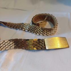 Metal Altin Kemer Vintage