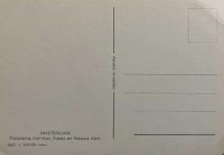 ŞEHİR KARTPOSTALI-HOLLANDA/AMSTERDAM ŞEHRİN PANAROMİK GÜNDÜZ GÖRÜNTÜSÜ,ARKASINA YAZILMAMIŞ,RENKLİ, 11 X 15 CM EBADINDA - 1950'LER, 1960'LAR, 1970'LER, 1980'LER