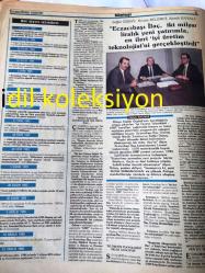 İSTANBUL ECZACIBAŞI HABERLERİ YEREL TAŞRA BASINI ---Kasım 1985 Ocak 1986 Sayı :43-45--Eczacıbaşı Topluluğu 1986'ya  iki atılımla giriyor ---Bülent Eczacıbaşı  :Eczacıbaşı Holding Genel Müdürü Oldu --Sezgin Bayraktar Eczacıbaşı Yapı Grubu Koordinatörü , Oktay Tulpar İpek  Kağıt Genel Müdürü Atandı ,Faruk Eczacıbaşı Padeko Genel Müdürü Oldu --Atatürk ,modern Türk Endüstrisini nasıl yarattı ?-Eczacıbaşı ilaç 'ta 10. yılını dolduranlara altın madalyalarını Dr. Eczacıbaşı taktı --Eczacıbaşı 1985 Tıp Ödülünü Prof.Dr Engin Gözükara  aldı