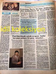 İSTANBUL ECZACIBAŞI HABERLERİ YEREL TAŞRA BASINI ---Kasım 1985 Ocak 1986 Sayı :43-45--Eczacıbaşı Topluluğu 1986'ya  iki atılımla giriyor ---Bülent Eczacıbaşı  :Eczacıbaşı Holding Genel Müdürü Oldu --Sezgin Bayraktar Eczacıbaşı Yapı Grubu Koordinatörü , Oktay Tulpar İpek  Kağıt Genel Müdürü Atandı ,Faruk Eczacıbaşı Padeko Genel Müdürü Oldu --Atatürk ,modern Türk Endüstrisini nasıl yarattı ?-Eczacıbaşı ilaç 'ta 10. yılını dolduranlara altın madalyalarını Dr. Eczacıbaşı taktı --Eczacıbaşı 1985 Tıp Ödülünü Prof.Dr Engin Gözükara  aldı