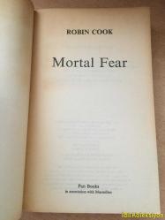 MORTAL FEAR - Robin Cook - Pan Books - İngilizce Kitap , Roman (ÖLÜMCÜL KORKU)