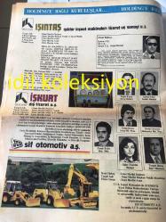 İSTANBUL IŞIKLAR GAZETESİ YEREL TAŞRA BASINI --Ekim 1983 --12 Avrupa ülkesinden 28 kağıt torba üreticisi bir araya geldi --Eurosac icra  kurulu  İstanbul da toplandı --Sezai Türkeş -Fevzi Akkaya Holding A.Ş Yeni Binasına Taşındı ---TSE  Markalı Ürünlerimizi Sergiledik --Her yıl 460 bin konut  yapılmazsa 5 yıl sonra 5 milyon kişi açıkta kalacak  :Okay Bediroğlu --Turgut Işık Kağıt İşverenleri  Sendikası Yönetim Kurulu Üyeliğine Seçildi --
