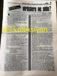 ANKARA DİYANET GAZETESİ YEREL TAŞRA BASINI ----15 Haziran 1975 Yıl :7 Sayı :119---Tosya Müftülük Sitesi Hizmete Açıldı --Keşan da Diyanet Vakfı Kuruldu --Hafızlar Bir Derece İlerlemesi Alacaklar --İçki ve Kumar :Doç .Dr . Süleyman Ateş --İspanya 'da yapılan ilk İslam -Hristiyan Kongresi ---Eğitim üzerine temel çizgiler :Recep Ünal --Küçük Değirmenci :Yaşar Fersahoğlu ---Çevre Sağlığı ve Koruyucu Hekimlik :Osman Şahin --Çocuklar  İçin :Engin Köseoğlu ---