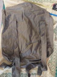 Askeri Çanta, Asker Sırt Çantası, Askeri Posta Çantası,  koleksiyonluk haki renkte orijinal askeri çanta..