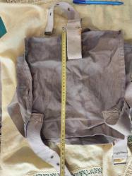 Askeri Çanta, Asker Sırt Çantası, Askeri Posta Çantası,  koleksiyonluk haki renkte orijinal askeri çanta..