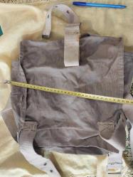 Askeri Çanta, Asker Sırt Çantası, Askeri Posta Çantası,  koleksiyonluk haki renkte orijinal askeri çanta..