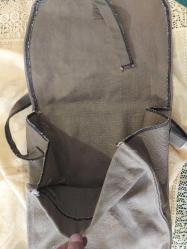 Askeri Çanta, Asker Sırt Çantası, Askeri Posta Çantası,  koleksiyonluk haki renkte orijinal askeri çanta..