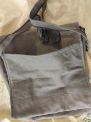 Askeri Çanta, Asker Sırt Çantası, Askeri Posta Çantası,  koleksiyonluk haki renkte orijinal askeri çanta..