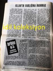 ANKARA DİYANET GAZETESİ YEREL TAŞRA BASINI --- 15 Haziran 1977 Sayı :167--İslam haber ajansı kurulacak --11. Uluslararası Siret Konferansı İstanbul da  Yapılıyor --İslam da kolaylık ve hoşgörü  :Mustafa Türgülü --İlim Öğrenmede ilk Prensip  :Fevzi Aksoy--İslam da güzel sanatlar :Mehmet Aydın --Recep Ayı 'nın Fazileti :Mustafa Arslan --Allah Yolunda Cihad :Elvan Aktürk ---
