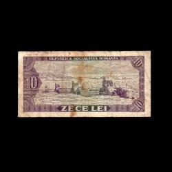 ROMANYA (1966)  - 10 Lei (Temiz 6,0/10)