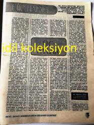ANKARA DİYANET GAZETESİ YEREL TAŞRA BASINI --- 1 Haziran 1979 Sayı :214--Değişik  dini terimleri farklı  yorumlayarak mezhep kışkırtcılığı ve bölücülük  yapanların hevesleri kursaklarında kalacaktır --633 sayılı kanunun  bazı maddelerini   değiştiren kanun yürürlüğe girdi ---Kuran da İnsan :Dr Hayrani Altıntaş --Batının İslam Dünyasında Baskı --10. İslam Konferansı Fas 'ta Toplandı ---Sarımsak kansere iyi geliyor----