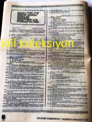 ANKARA DİYANET GAZETESİ YEREL TAŞRA BASINI --- 1 Haziran 1979 Sayı :214--Değişik  dini terimleri farklı  yorumlayarak mezhep kışkırtcılığı ve bölücülük  yapanların hevesleri kursaklarında kalacaktır --633 sayılı kanunun  bazı maddelerini   değiştiren kanun yürürlüğe girdi ---Kuran da İnsan :Dr Hayrani Altıntaş --Batının İslam Dünyasında Baskı --10. İslam Konferansı Fas 'ta Toplandı ---Sarımsak kansere iyi geliyor----