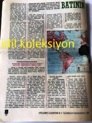 ANKARA DİYANET GAZETESİ YEREL TAŞRA BASINI --- 1 Haziran 1979 Sayı :214--Değişik  dini terimleri farklı  yorumlayarak mezhep kışkırtcılığı ve bölücülük  yapanların hevesleri kursaklarında kalacaktır --633 sayılı kanunun  bazı maddelerini   değiştiren kanun yürürlüğe girdi ---Kuran da İnsan :Dr Hayrani Altıntaş --Batının İslam Dünyasında Baskı --10. İslam Konferansı Fas 'ta Toplandı ---Sarımsak kansere iyi geliyor----
