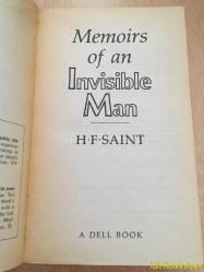 Memoirs of an Invisible Man - H.F. Saint - Dell Book - İngilizce Kitap , Roman (Görünmez Bir Adamın Anıları)