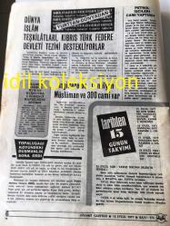 ANKARA DİYANET GAZETESİ YEREL TAŞRA BASINI -----15 Eylül 1977 Sayı :173--Medeniyetin Beşiği İslam dır --Din Görevlileri Kültür Vakfı Kuruldu --İslam 'ın Genel Prensipleri ve Oruç :Mustafa Türkgülü ---Hadiselerin Işığında  Kadir Gecesi :İsmail Karakaya --Kuran da Lahn 'ın Hükmü --Vazifelerimiz Namusumuzdur :Ali Osman Yüksel ---