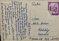 ŞEHİR KARTPOSTALI-AVUSTURYA/STEIERMARK GRAZ ÇEŞME HAVUZ VE ŞEHİR İÇİ GÜNDÜZ GÖRÜNTÜSÜ,ARKASINA YAZILMIŞ,PULLU,RENKLİ, 11 X 15 CM EBADINDA - 1950'LER, 1960'LAR, 1970'LER, 1980'LER