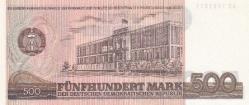ALMANYA DEMOKRATİK CUMHURİYETİ (Doğu Almanya) 500 Mark, 1985 ÇİL