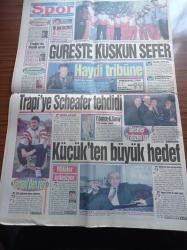 Türkiye Gazetesi - 22 Nisan 1995 -  Mahsun Kırmızıgül - Ekrem Pakdemirli İçin 4.5 Yıl Hapis İsteniyor - Yunanistan'a Avrupa Birliği Darbesi - Hayri Kozakçıoğlu -Geceler Trabzonspor'un - Güreşte Küskün Sefer - Fenerbahçe 2. Başkanı Vefa Küçük - İstanbul Büyükşehir Belediye Başkanı Recep Tayyip Erdoğan'dan Su Müjdesi - Sultanahmet Meydanına Cuma Saatinde Park Edilen Bomba Yüklü Otomobil Sarayburnu Otoparkında Patladı - Enver Ören İlim En Yüce Rütbedir - İhlas'tan Dev Eğitim Hamlesi - Süleyman Demirel'in Çocuk Sevgisi - Tanju Çolak'a Soğuk Duş